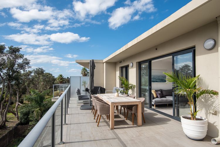 Spacious Balcony with outdoor living, dining and BBQ