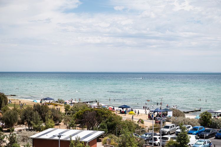 Beach - just a few metres away