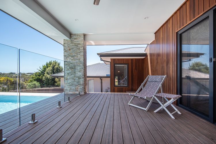 Outside decking area