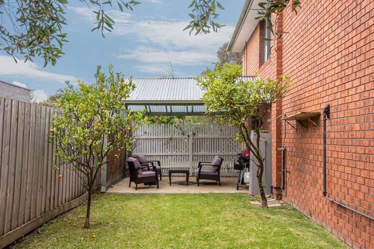 Covered outdoor seating