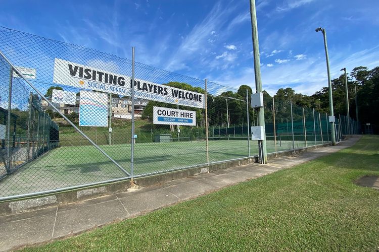 Short Drive To Tennis Court