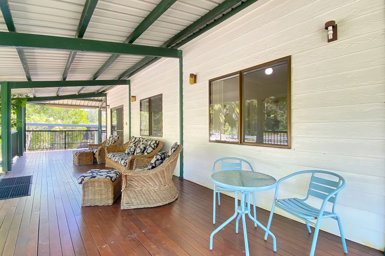 Outdoor lounge + table and chairs