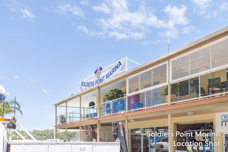 The Pelicans, 2/53 Soldiers Point Road – ground floor unit on the waterfront