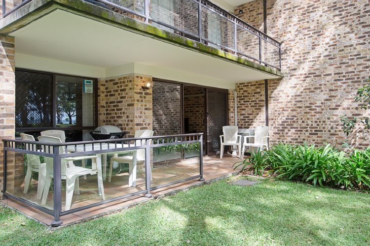 Bay Parklands 23 – Ground floor unit with air con, complex pool, spa, tennis court