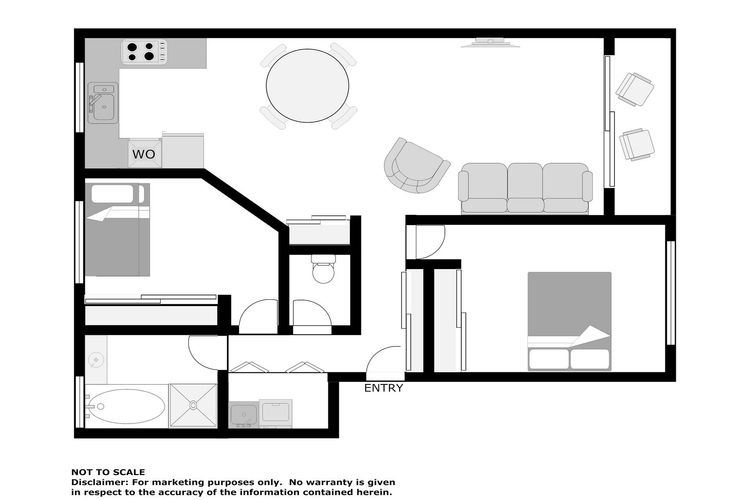The Poplars, 24/36 Magnus Street – Unit with views, air con and wifi in a complex with a pool