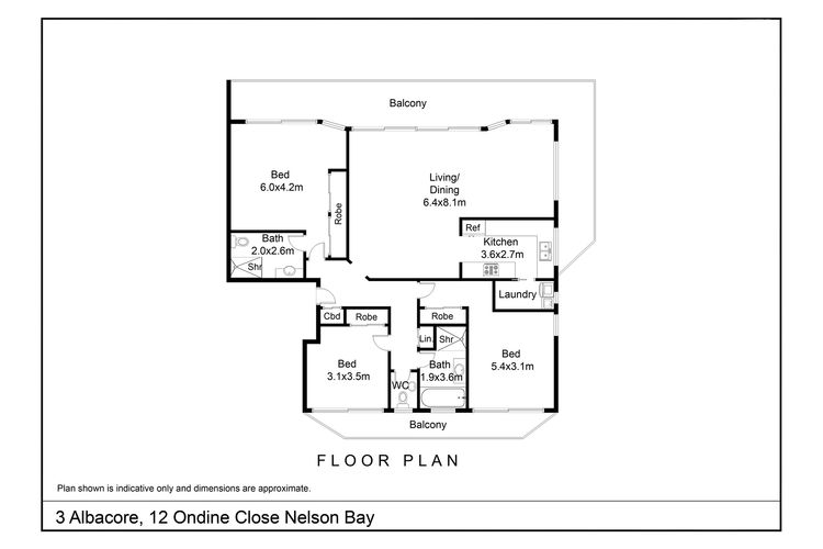 Albacore 3, 12-14  Ondine Close – waterfront, pool, lift & views