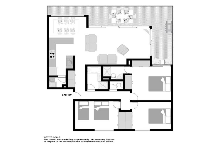 Bay Parklands, 49/2 Gowrie Ave – ducted aircon, WIFI, views, pool, tennis