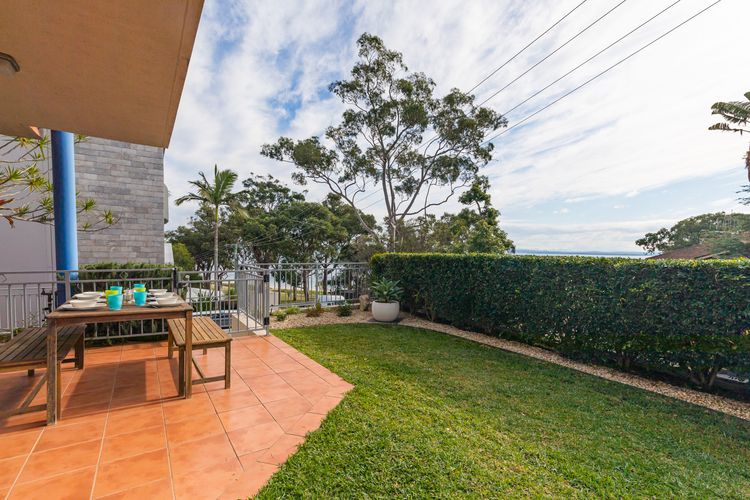Dutchies Vista, 1/45 Christmas Bush Ave – Ground floor duplex with stunning water views and close to the beach