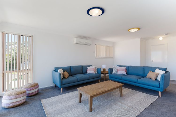 Downstairs lounge area