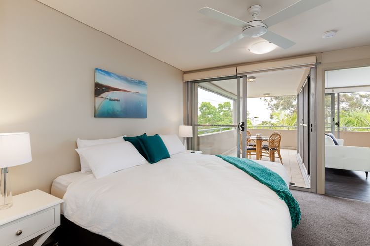 Bayview Apartments 10/42 Stockton St – Stylish apartment with air conditioning and Wi-Fi conveniently located in the heart of Nelson Bay