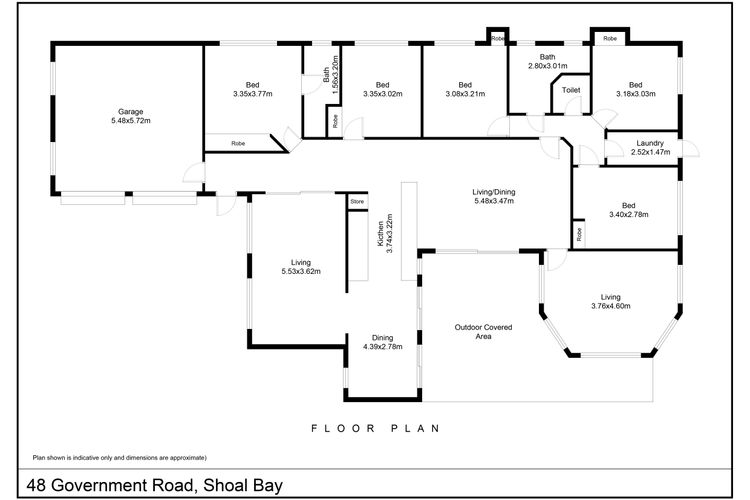 The Bay House, 48 Government Road Shoal Bay– 5 bedroom holiday home with Wi-Fi & Foxtel