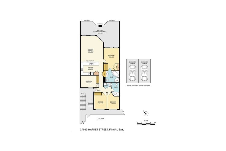 Villa Serene, 3/6-10 Market Street –  Surfside Apartments WiFi, water views, Air Con,  Pool