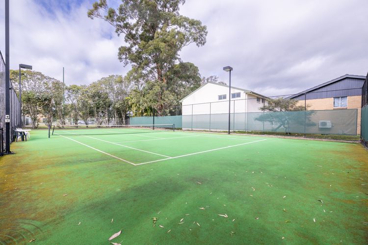 complex tennis court 