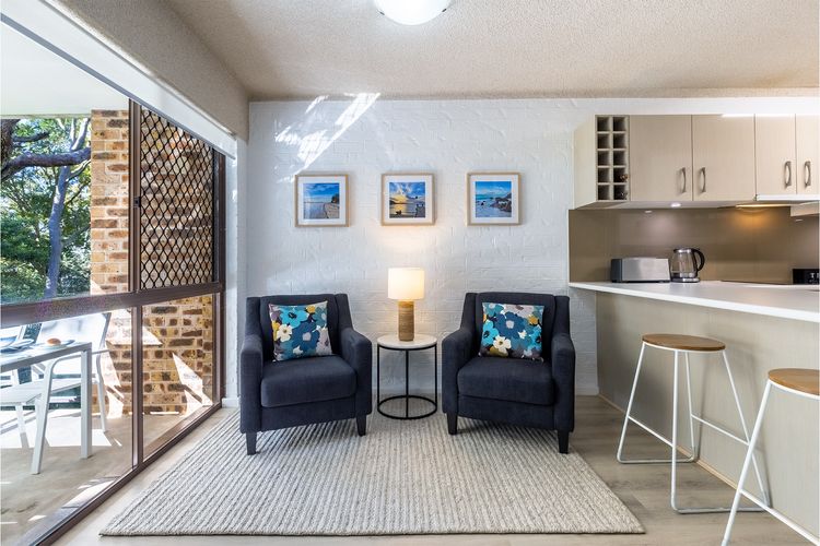 Bay Parklands, 29/2 Gowrie Avenue – views, air conditioning, Wi-Fi, Pool, tennis court and spa