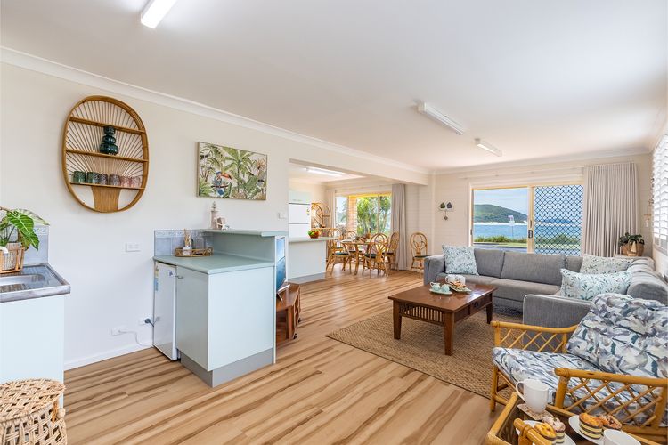 Anchored at Fingal Bay, 80 Marine Drive