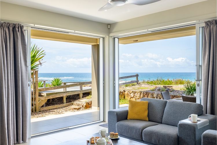 Ocean on the Rocks, 1/21 Ocean Ave – waterfront, Wi-Fi, Ducted Air Conditioning