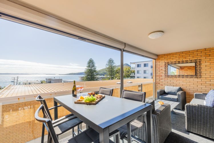 The Crest, 6/6-8 Tomaree Rd – Bay Views, Coastal Escape – 100 metres to Shoal Bay Beach