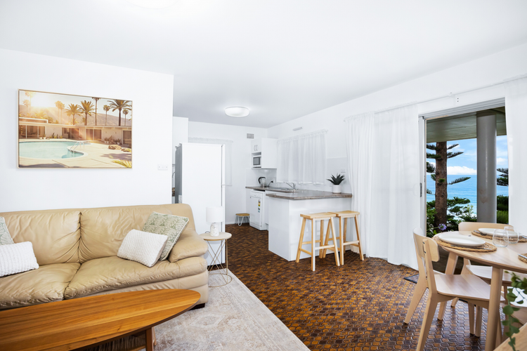 Open plan living area