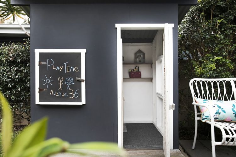 Outdoor kids cubby house 