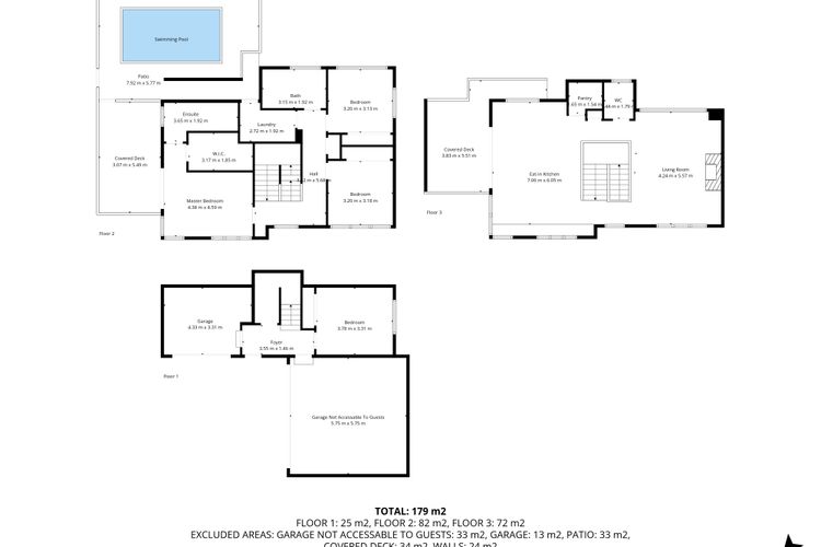 High Tide 4BR 3 level house w/ Ocean views & Pool