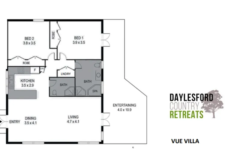 Vue Lake Daylesford Villa