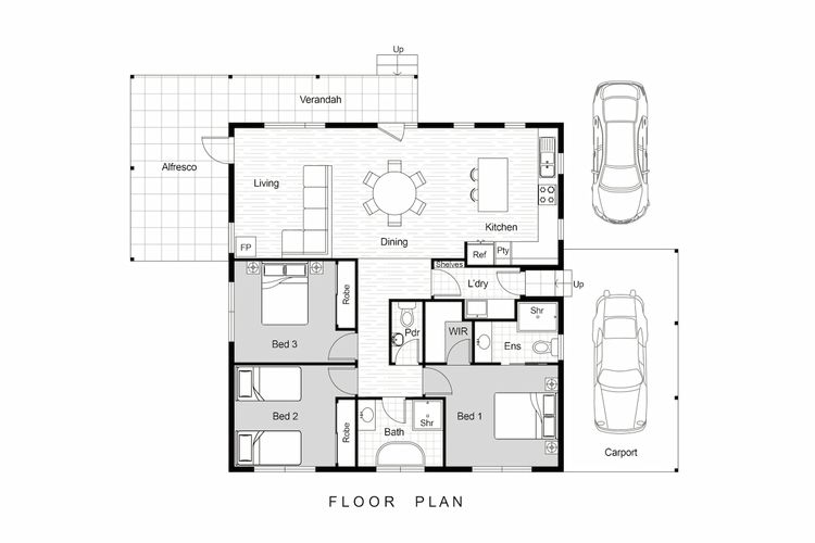 Floor Plan - COTTAGE TWO