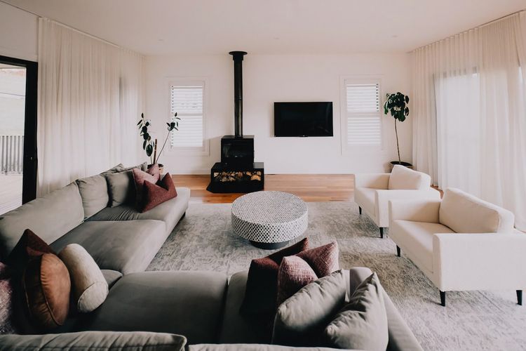Open-plan living allows for ease and flow.