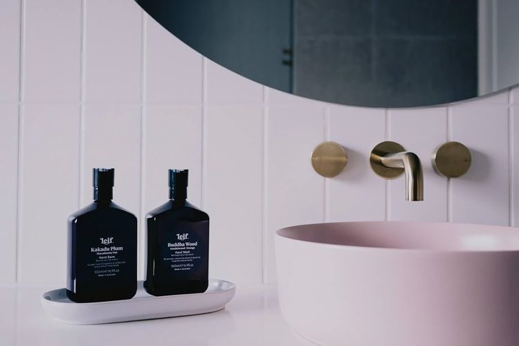 ‘Leif’ body products supplied throughout - Made in Australia, vegan, cruelty-free, free of sulphate and parabens. 