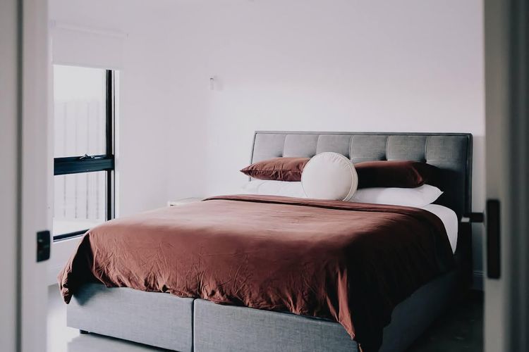 The ground floor master - ideal for grandparents retreat. Private ensuite and separate lounge room.