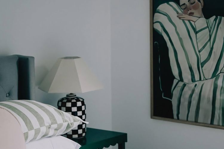 'Emerald Lady' - Bedroom three; green with envy.