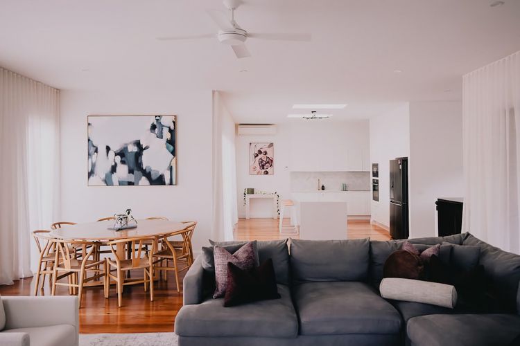 The open-plan layout connects a series of indoor and outdoor living spaces, perfect for entertaining - sleeps maximum 8.