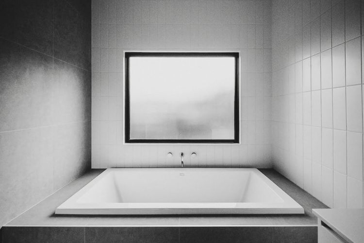 Middle floor bathroom - take a moment in the large soaker tub to reset and reconnect. 'Leif body products supplied.