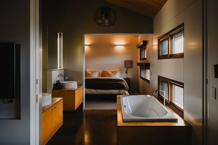 Bathroom 1 is shared between bedroom 1 & 2 in a Jack and Jill style layout.