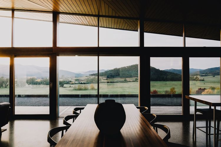 Dining with a view - 10 seater dining table