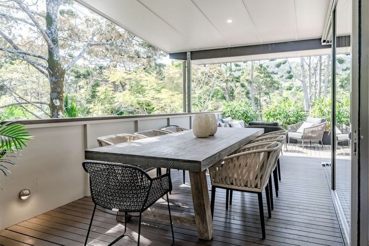 Large Balcony off the Kitchen and Dining area 