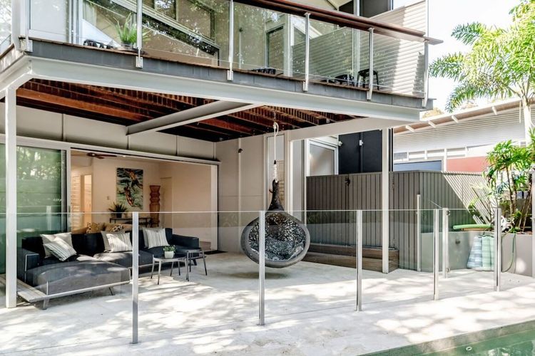 Outlook of the House from the Pool 