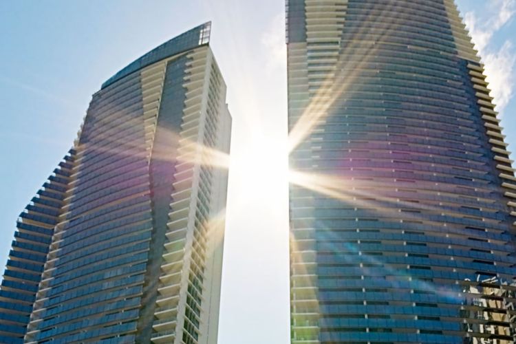 Apartment towers