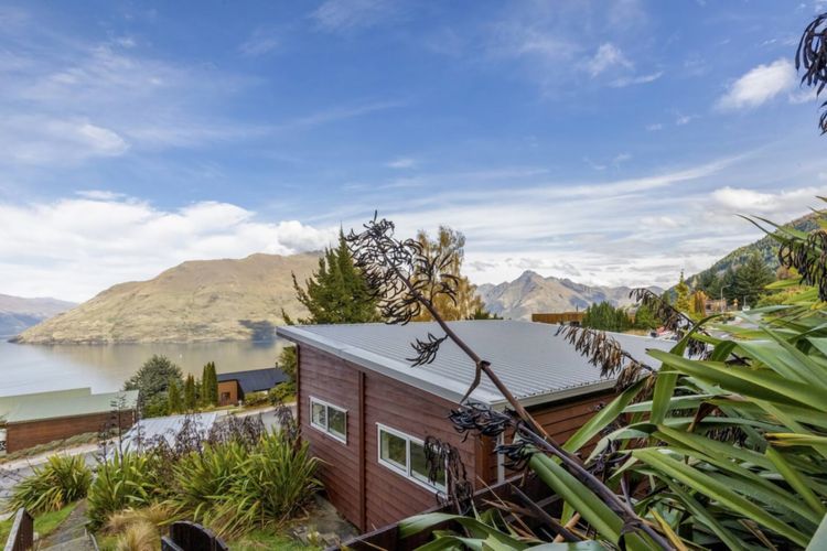 Exterior of House looking towards Cecil Peak