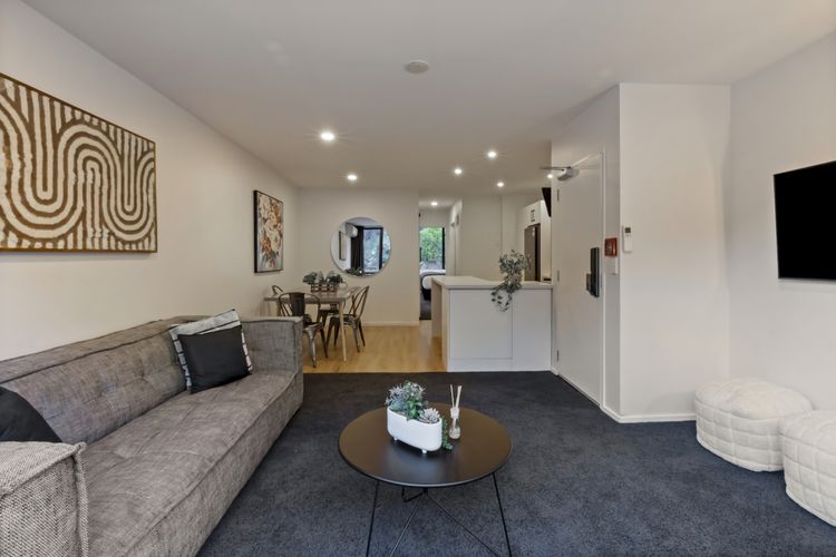 Living area with 3.5 seater sofa