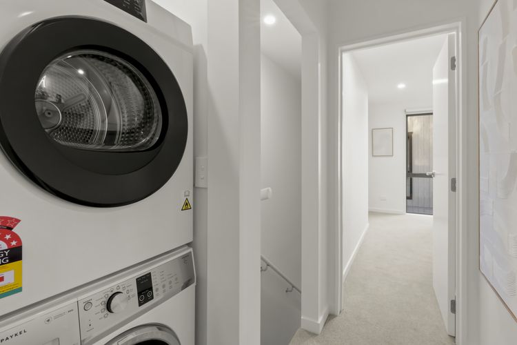Full laundry with washer and dryer