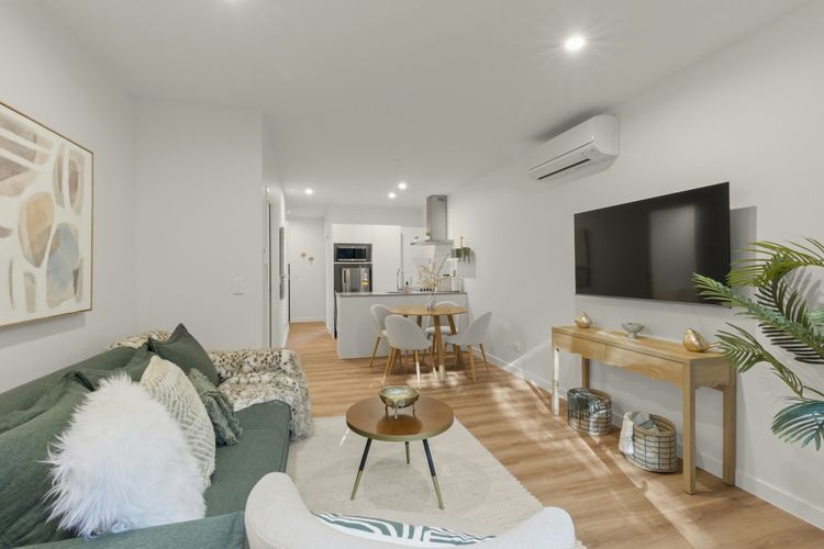 Open plan living area