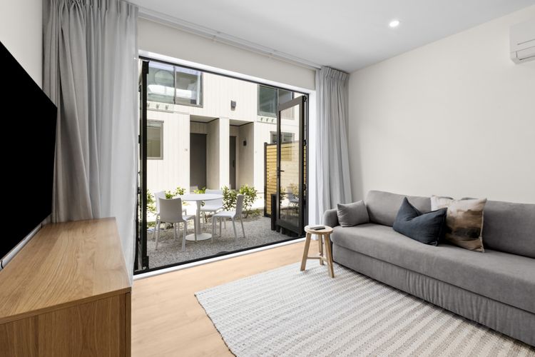 Living and outdoor area