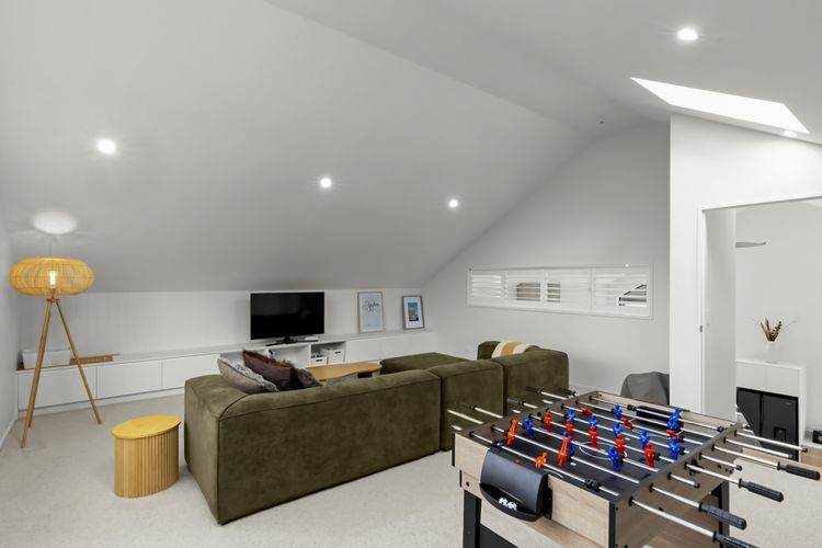 Upstairs living area