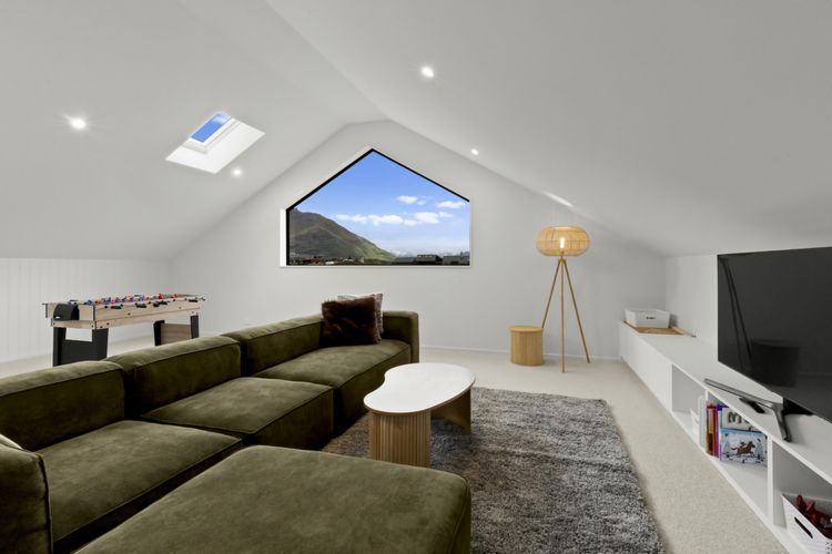 Upstairs living area