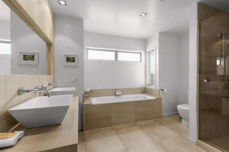 Upstairs Bathroom - with bath