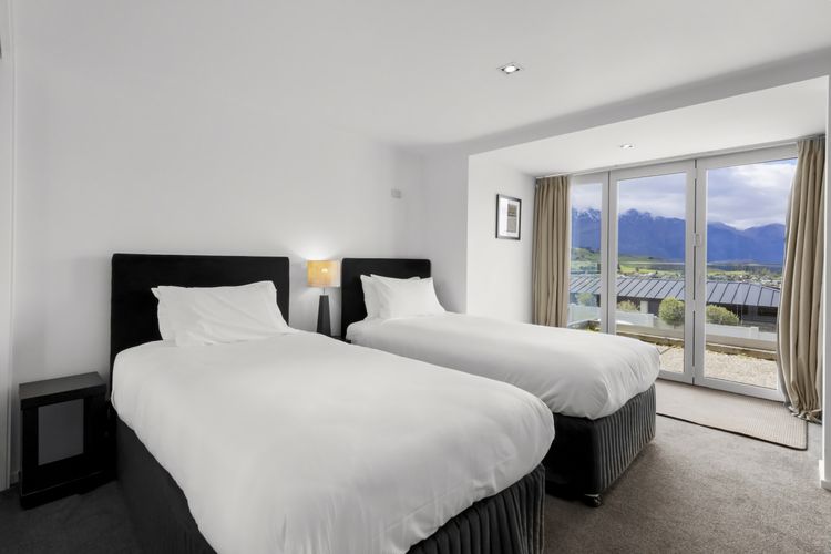 Bedroom 4 -Twin Room with private patio area