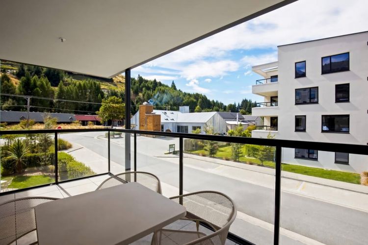 Balcony with rural outlook