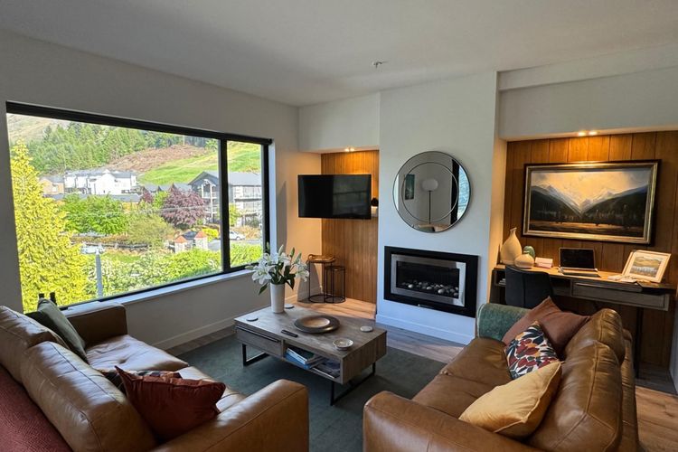 Updated couches in living area