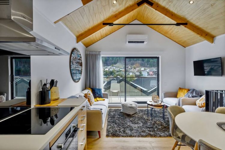 Living Area with Deck