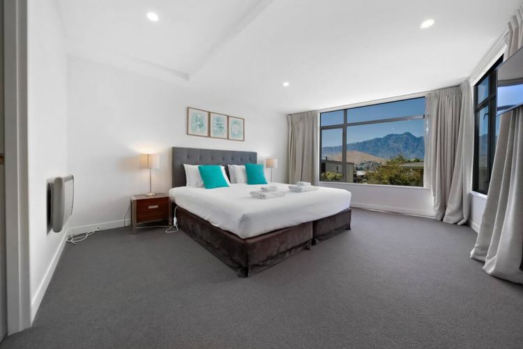 Master bedroom with views